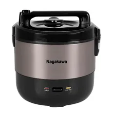 Nồi Cơm Điện Nagakawa NRC3816 1.5L - Công Suất 700W, Công Nghệ Ủ Ấm 3D, Phù Hợp Gia Đình 3-5 Người, Giữ Ẩm Lâu Hơn