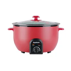 Nồi Lẩu Điện Nagakawa NAG1902 4L - 1300W Đa Chức Năng Nấu Lẩu, Nướng, Chiên Xào - Thiết Kế Hiện Đại, Tiết Kiệm Năng Lượng