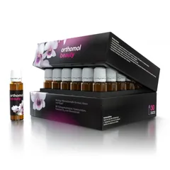 Nước Uống Làm Đẹp Da Orthomol Beauty - Chứa Collagen, Axit Hyaluronic, Coenzyme Q10 và Chiết Xuất Oliu, Hỗ Trợ Cải Thiện Da, Tóc, Móng Sáng Khỏe