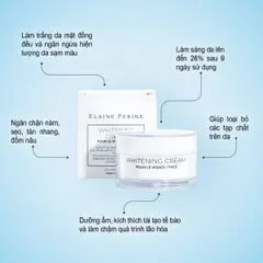 Kem Dưỡng Trắng Da Elaine Perine Whitening Cream 50ml - Cải Thiện Da Nám, Cấp Ẩm và Phục Hồi Da Tổn Thương