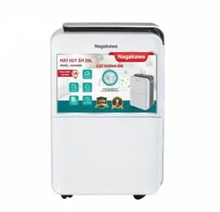 Máy Hút Ẩm Lọc Không Khí Nagakawa NAD8668 30L - Công Suất 30L/ngày, Phù Hợp Diện Tích 50-70m², Tính Năng Sấy Quần Áo Hiện Đại