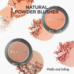 Phấn má KLAVUU Urban Pearlsation - Phấn bột tự nhiên, mịn màng, lên màu chuẩn, hiệu ứng ửng hồng tự nhiên, 5,5g