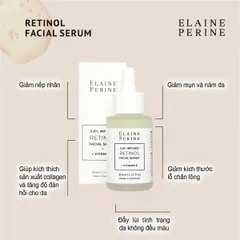 Serum Retinol 2.0% Elaine Perine - Serum Chống Lão Hóa, Vitamin E Dưỡng Ẩm, Phù Hợp Mọi Loại Da, Làm Sáng Da, Giảm Nếp Nhăn