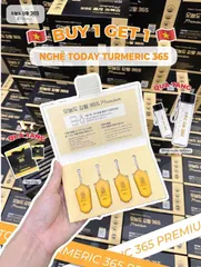 Tinh Chất Nghệ Nano Curcumin 365 Premium Hàn Quốc - Hỗ Trợ Tiêu Hóa, Tái Tạo Da, Tăng Cường Sức Khỏe (32 ống)