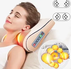 Gối Massage Hồng Ngoại Okato MS20 - 24W, 20 Viên Bi, Giúp Thư Giãn và Lưu Thông Máu, Tính Năng Đảo Chiều, 3 Cấp Độ Massage