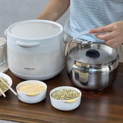 Nồi ủ chân không Kaiyo Nhật Bản - Ruột inox 304, giữ nhiệt lâu, tiết kiệm điện năng, nấu chín ngon cho gia đình - Dung tích 3L & 4.5L