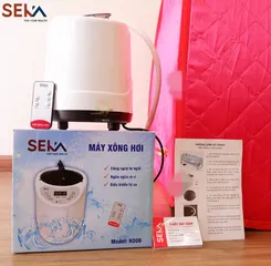 Máy xông hơi Seka 2 lít hẹn giờ điều khiển từ xa - Xông hơi chân, toàn thân, thảo mộc tiện lợi cho sức khỏe