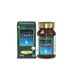 Viên Uống Fucoidan Fine Japan - Hỗ Trợ Cân Bằng Hệ Miễn Dịch, Chiết Xuất Tảo Mekabu và Nấm Agaricus, 198 Viên Hộp