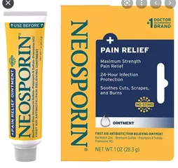 Kem Mỡ, kem bỏng, kem sẹo Neosporin + Pain Relief Ointment 28.3G