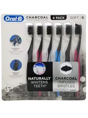 Set Bàn chải đánh răng Oral-B Charcoal than hoạt tính - 6 chiếc