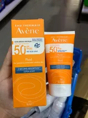 Kem Chống Nắng Avene Da Thường, Hỗn Hợp & Nhạy Cảm Avene Fluid Ultra Light Spf50+ 50ml