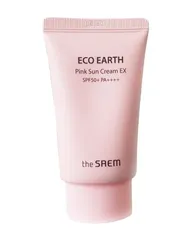 Kem Chống Nắng Giảm Dầu, Nâng Tone Da Sáng Hồng The Saem Eco Earth Power Pink Sun Cream SPF50+/PA++++ 50Gr