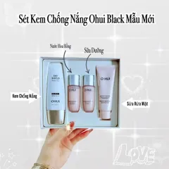 Set Chống Nắng Ohui - Bộ Sản Phẩm Chăm Sóc Da Bao Gồm Kem Chống Nắng, Sữa Rửa Mặt, Kem Dưỡng, Nước Hoa Hồng Dưỡng Ẩm, Bảo Vệ Da khỏi Tia UV
