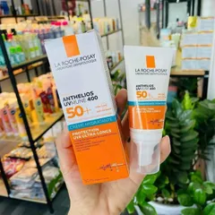 Kcn _ Kem Chống Nắng Cho Da Khô Nhạy Cảm La Roche-Posay Anthelios Creme Hydratante Spf50+ (Vạch Xanh Dương)