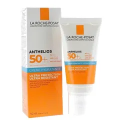 Kcn _ Kem Chống Nắng Cho Da Khô Nhạy Cảm La Roche-Posay Anthelios Creme Hydratante Spf50+ (Vạch Xanh Dương)