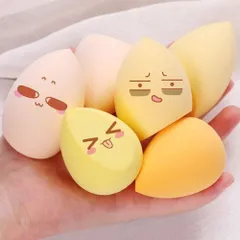 Set 4 Bông Mút Trang Điểm Hình Giọt Nước - Bông Mút Makeup Cao Cấp Cho Lớp Trang Điểm Mịn Màng Tự Nhiên