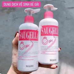 Dung Dịch Vệ Sinh Bé Gái Saugella Girl 200ml - Chăm Sóc Vùng Kín, Duy Trì Cân Bằng pH, Ngăn Ngừa Vi Khuẩn Tự Nhiên, An Toàn Cho Da Nhạy Cảm