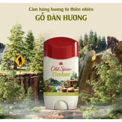 Sáp lăn Khử Mùi Old Spice Timber 73g sáp trắng nhập khẩu Mỹ