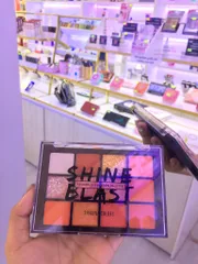 Bảng Phấn Mắt Nhũ 12 Ô Sivanna Colors Shine Blast Eyeshadow Palette màu 01 HF5015