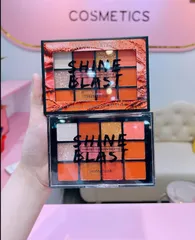 Bảng Phấn Mắt Nhũ 12 Ô Sivanna Colors Shine Blast Eyeshadow Palette màu 01 HF5015