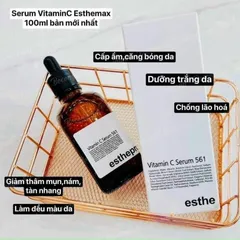 Tinh Chất Trắng Da Esthepro Vitamin C 561 Serum 100ml - Ngừa Lão Hóa, Làm Sáng Da Hiệu Quả, Cho Da Khỏe Mạnh và Rạng Rỡ