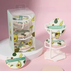 Hộp 3 Bông Mút Cushion LAMEILA - Cọ Trang Điểm Cao Cấp Hàn Quốc cho Lớp Trang Điểm Tự Nhiên và Hoàn Hảo