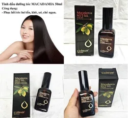 Tinh dầu dưỡng tóc MACADAMIA serum dưỡng tóc uốn Luodais NUT OIL 50ML