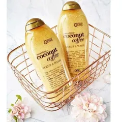 Sữa Tắm Tẩy Tế Bào Chết OGX Coconut Coffee 577ml - Dưỡng Ẩm, Giúp Da Mịn Màng và Khỏe Mạnh với Hương Dừa và Cà Phê