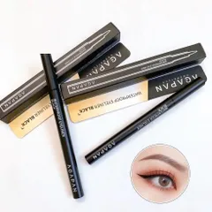 Kẻ mắt siêu mảnh Agapan Waterproof Eyeliner Black - Kẻ mắt chống nước, bền màu, dễ sử dụng cho phong cách tự nhiên nổi bật
