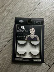 Lông Mi Giả Hương Thị - Bộ 3 Cặp Mi Chồn Tự Nhiên, Trang Điểm Quyến Rũ, Dễ Sử Dụng Cho Mỗi Dịp