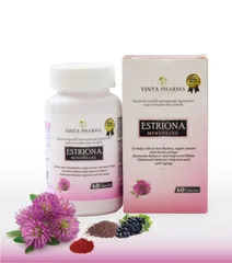 Viên Uống Estriona Hỗ Trợ Mãn Kinh - Giảm Dấu Hiệu Tuổi Tác và Tăng Cường Sức Khỏe Đối Với Phụ Nữ 60 Viên Hỗ Trợ Trẻ Hóa Da
