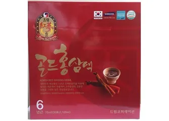 Nước Uống Hồng Sâm 6 Năm Tuổi Hàn Quốc - Thức Uống Bổ Dưỡng 30 Gói x 70ml Tăng Cường Năng Lượng, Hỗ Trợ Sức Khỏe