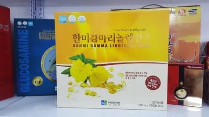 Tinh Dầu Hoa Anh Thảo Hàn Quốc Hanmi Gamma Linolenic Acid - Hỗ Trợ Cân Bằng Nội Tiết, Làm Đẹp Da - Hộp 180 Viên