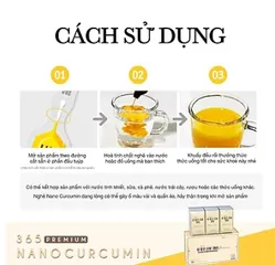 Tinh Chất Nghệ Nano Curcumin 365 Premium Hàn Quốc - Hỗ Trợ Tiêu Hóa, Tái Tạo Da, Tăng Cường Sức Khỏe (32 ống)