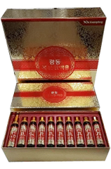 Tinh Chất Đông Trùng Hạ Thảo Kwangdong Gold - Hỗ Trợ Bồi Bổ Sức Khỏe - Hộp 60 Ống X 20ml, Nguồn Dinh Dưỡng Từ Thiên Nhiên