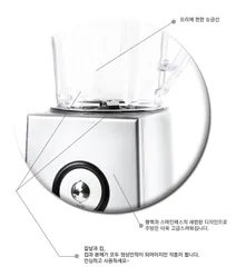 Máy Xay Sinh Tố 3 Trong 1 Kochstar KSEBD-1000 - Dung Tích 1.2L, Lưỡi Dao Thép Không Gỉ, Chức Năng Xay, Nghiền, Cắt Đa Năng, Màu Bạc