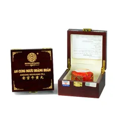 An cung ngưu hoàng hoàn Đông Á - Hỗ trợ sức khỏe, ổn định huyết áp - Thực phẩm chức năng cao cấp nhập khẩu 1 viên