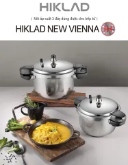 Nồi Áp Suất Inox 5.3L PoongNyun HNVPC-10(IH) - Thiết Kế Châu Âu Chống Dính, Đáy 3 Lớp Dày, Đa Chức Năng Nấu Ăn Tiết Kiệm Thời Gian
