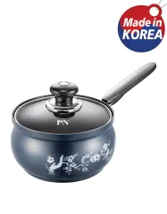 Nồi Quánh Nhôm 18cm PoongNyun - Chống Dính Công Nghệ Hard Anodizing, Chịu Nhiệt, Sử Dụng Bếp Gas, Điện, Hồng Ngoại - 2.3L
