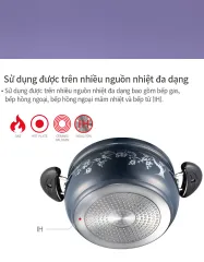 Nồi casserole nhôm hiệu PN FMPT-24C(IH) [24cm – 4.7L]
