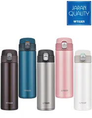 Bình Giữ Nhiệt Tiger MMJ-A481 Nắp Bật 480ml - Thiết Kế Sang Trọng, Giữ Nóng Lạnh Lên Đến 6 Giờ, Công Nghệ Blasting Chống Bám Bẩn