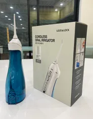 Máy Tăm Nước Không Dây LocknLock Cordless Oral Irrigator ENR156BLU -  Hàng Chính Hãng Bảo Hành 2 Năm