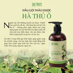 Dầu Gội Hà Thủ Ô Cocayhoala 300g - Cân Bằng Sắc Tố Melanin, Giảm Bạc Tóc, Phục Hồi Tóc Hư Tổn, Dưỡng Tóc Mềm Mượt