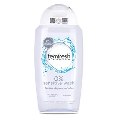 Dung dịch vệ sinh phụ nữ Femfresh Sensitive 250ml - Gel chăm sóc vùng kín cho da nhạy cảm, Made in UK, không chứa Parabens