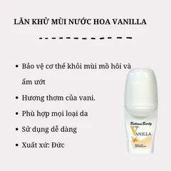 Lăn Khử Mùi Nước Hoa Vani Bettina Barty 50ml - Phong Cách Đức, Khử Mùi và Dưỡng Trắng Da, Không Chứa Cồn