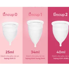Cốc Nguyệt San Lincup Chính Hãng Mỹ - Silicon Y Tế Mềm Mại, Không Tràn, Thiết Kế Dễ Sử Dụng Cho Phụ Nữ Việt Nam