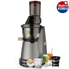Máy Ép Chậm 3 Trong 1 Kuvings NS-321CBM2 - Ép Trái Cây, Làm Kem Sorbet, Sinh Tố - Dung Tích 400ml, Màu Bạc, Hàn Quốc