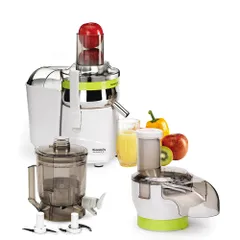 Máy Ép Trái Cây Đa Năng 3 Trong 1 Kuvings NJM-9010GR - Ép, Xay, Thái Cắt Rau Củ, Dung Tích 2.0L, Made in Korea