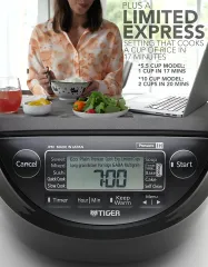 Nồi Cơm Điện Tử Cao Tần Áp Suất Tiger JPM-H18V 5 trong 1 1.8L - 20 Chức Năng Nấu, Màn Hình LCD, Giữ Ấm Tự Động 24 Giờ