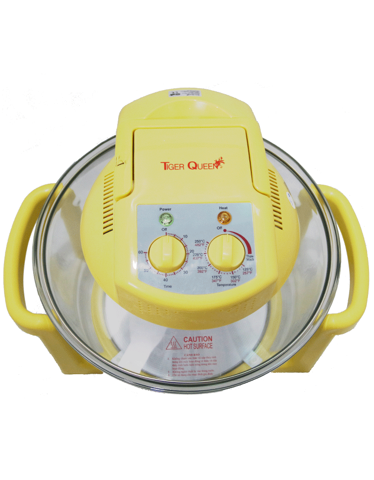 Lò Nướng Thủy Tinh Tiger Queen AX-737M (11L) - Công Nghệ Nướng Đối Lưu, Đa Chức Năng, Tiết Kiệm Điện, Dễ Dàng Sử Dụng